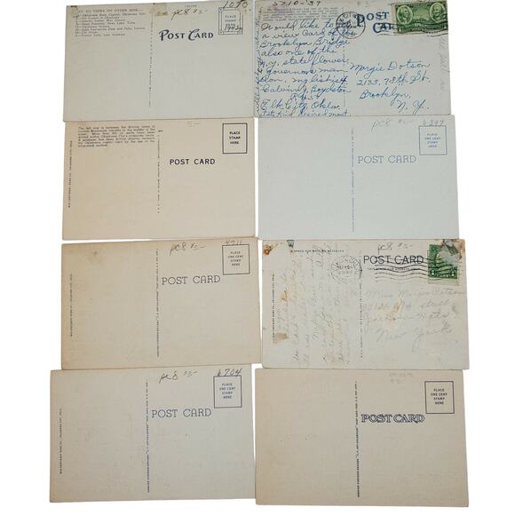 8 Oklahoma Postcards Vintage Lot Variety Ephemera Lot - Picture 4 of 5